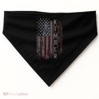 Kimber Family American Flag USA-Made Doggie Bandana thumb 0