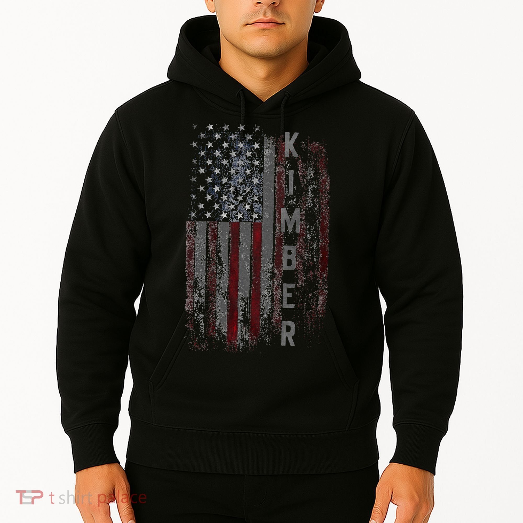 Kimber Family American Flag Hoodie