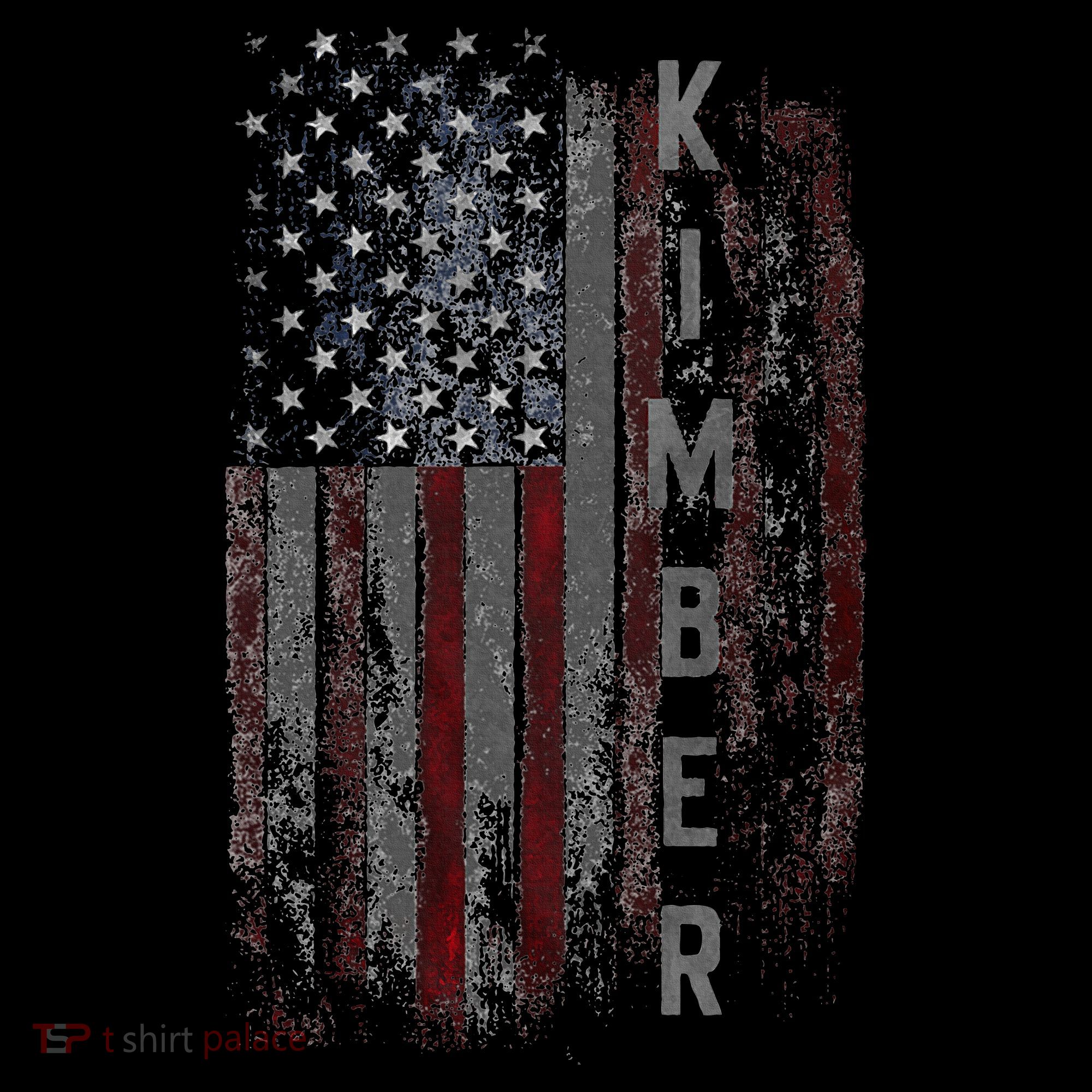 Kimber Family American Flag Women's Hoodie