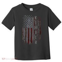 Kimber Family American Flag Toddler T-Shirt thumb 0
