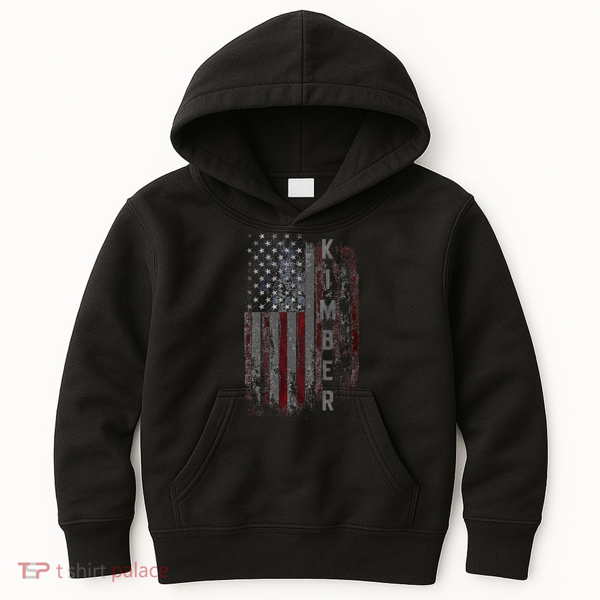 Kimber Family American Flag Kids Hoodie