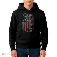 Kimber Family American Flag Kids Hoodie thumb 4
