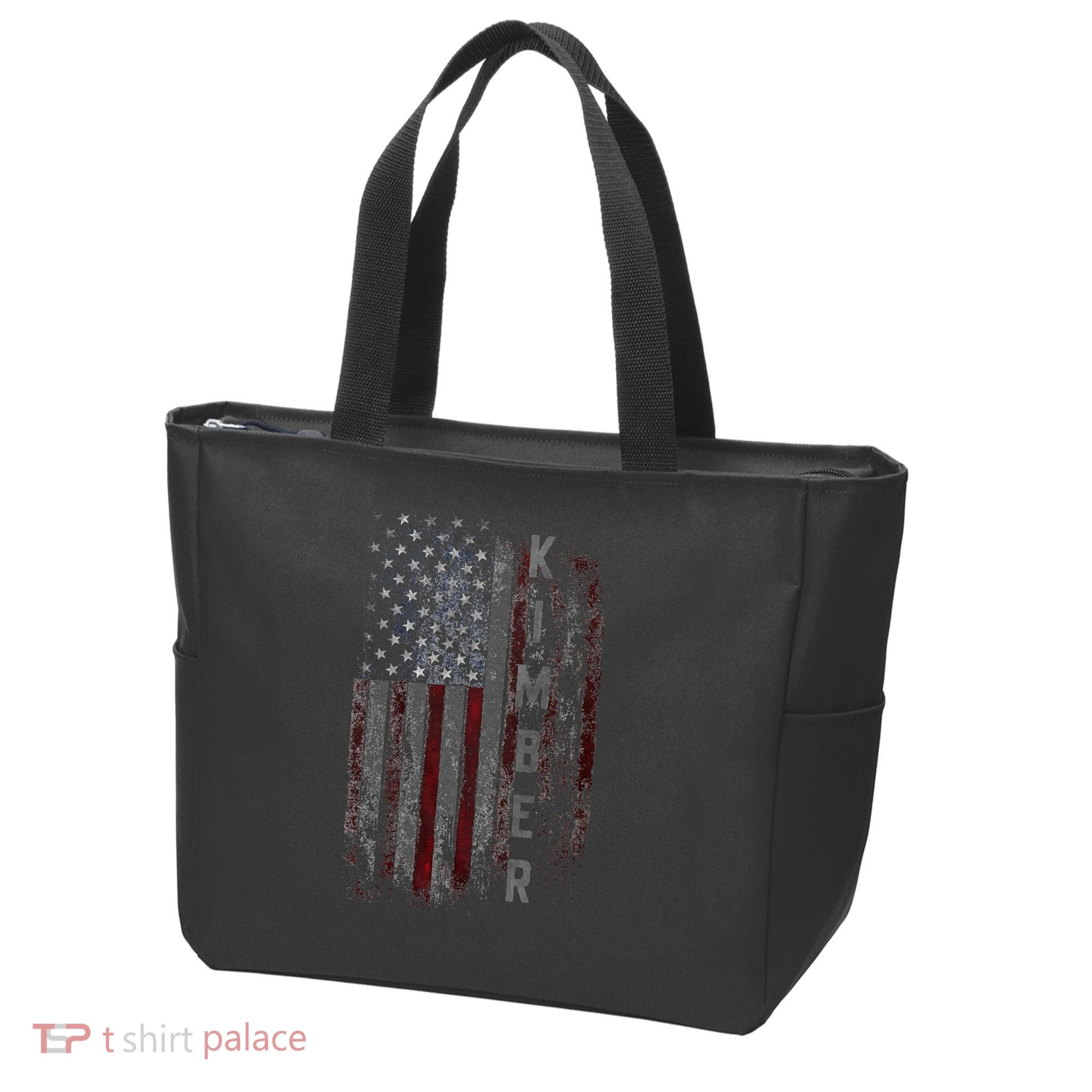 Kimber Family American Flag Tote Bag