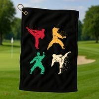 Karate For A Martial Art Enthusiast Golf Towel thumb 1