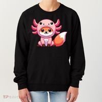 Kawaii Fox Axolotl Costume Women's Sweatshirt thumb 0