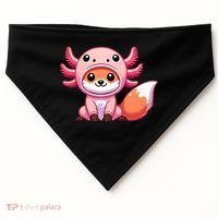 Kawaii Fox Axolotl Costume USA-Made Doggie Bandana thumb 0