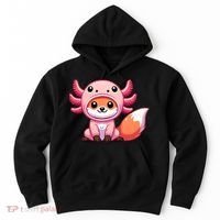 Kawaii Fox Axolotl Costume Hoodie thumb 0