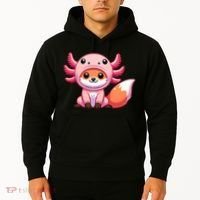 Kawaii Fox Axolotl Costume Hoodie thumb 2
