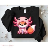 Kawaii Fox Axolotl Costume Sweatshirt thumb 2