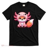 Kawaii Fox Axolotl Costume T-Shirt thumb 0
