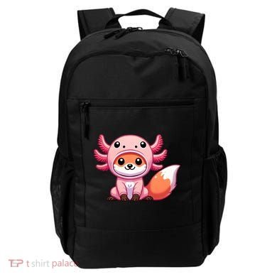 Kawaii Fox Axolotl Costume Backpack