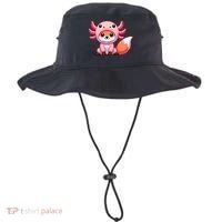 Kawaii Fox Axolotl Costume Bucket Hat thumb 0