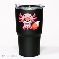 Kawaii Fox Axolotl Costume Tumbler thumb 0