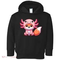 Kawaii Fox Axolotl Costume Toddler Hoodie thumb 0