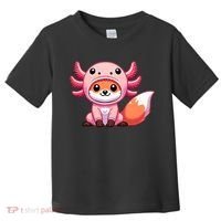 Kawaii Fox Axolotl Costume Toddler T-Shirt thumb 0