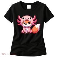 Kawaii Fox Axolotl Costume Women's T-Shirt thumb 0