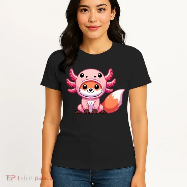 Kawaii Fox Axolotl Costume Women's T-Shirt