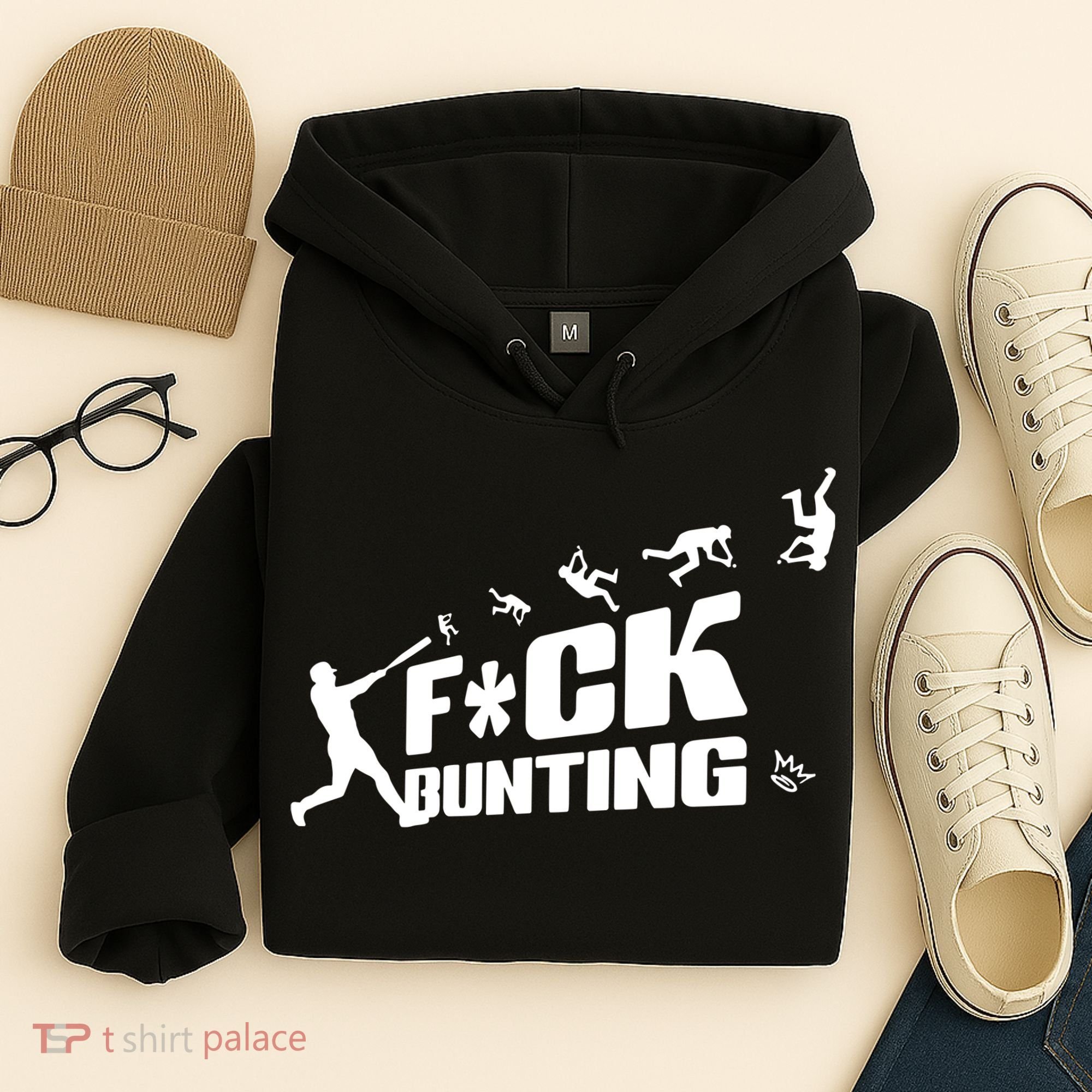 Kingofjuco Fuck Bunting Hoodie