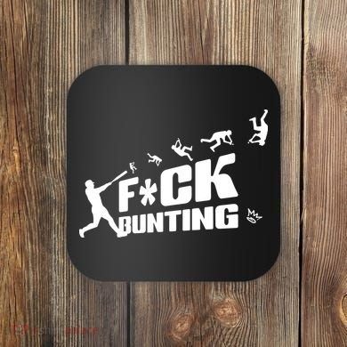 Kingofjuco Fuck Bunting Coaster
