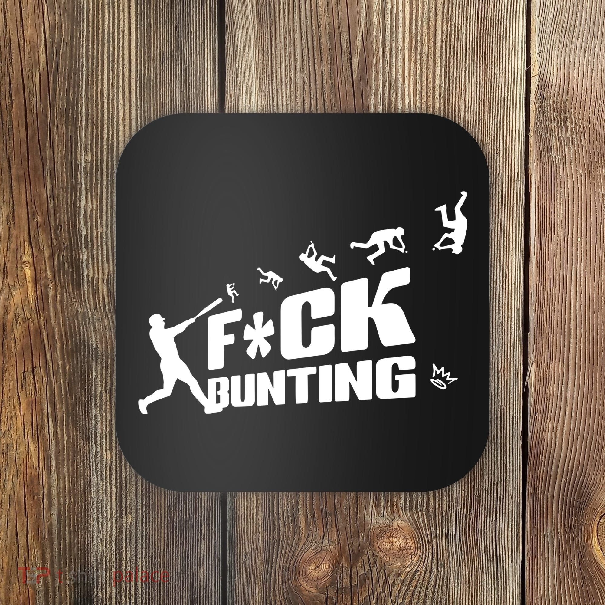 Kingofjuco Fuck Bunting Coaster