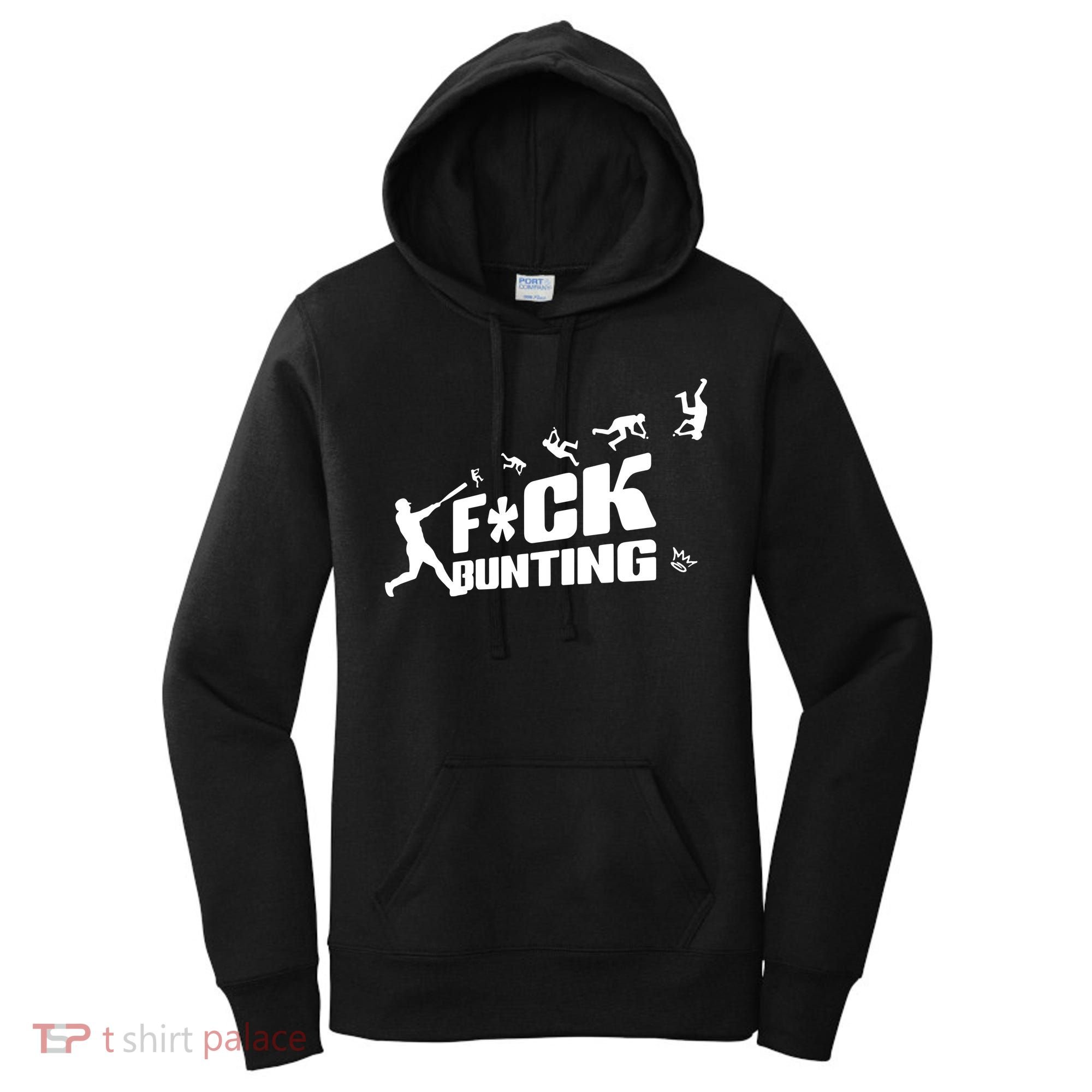 Kingofjuco Fuck Bunting Women's Hoodie