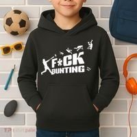 Kingofjuco Fuck Bunting Kids Hoodie thumb 2