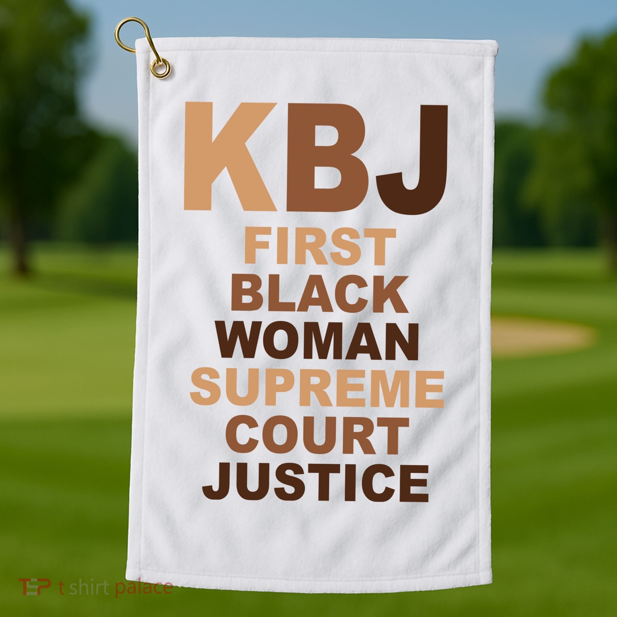 KBJ First Black Woman Supreme Court Justice Golf Towel