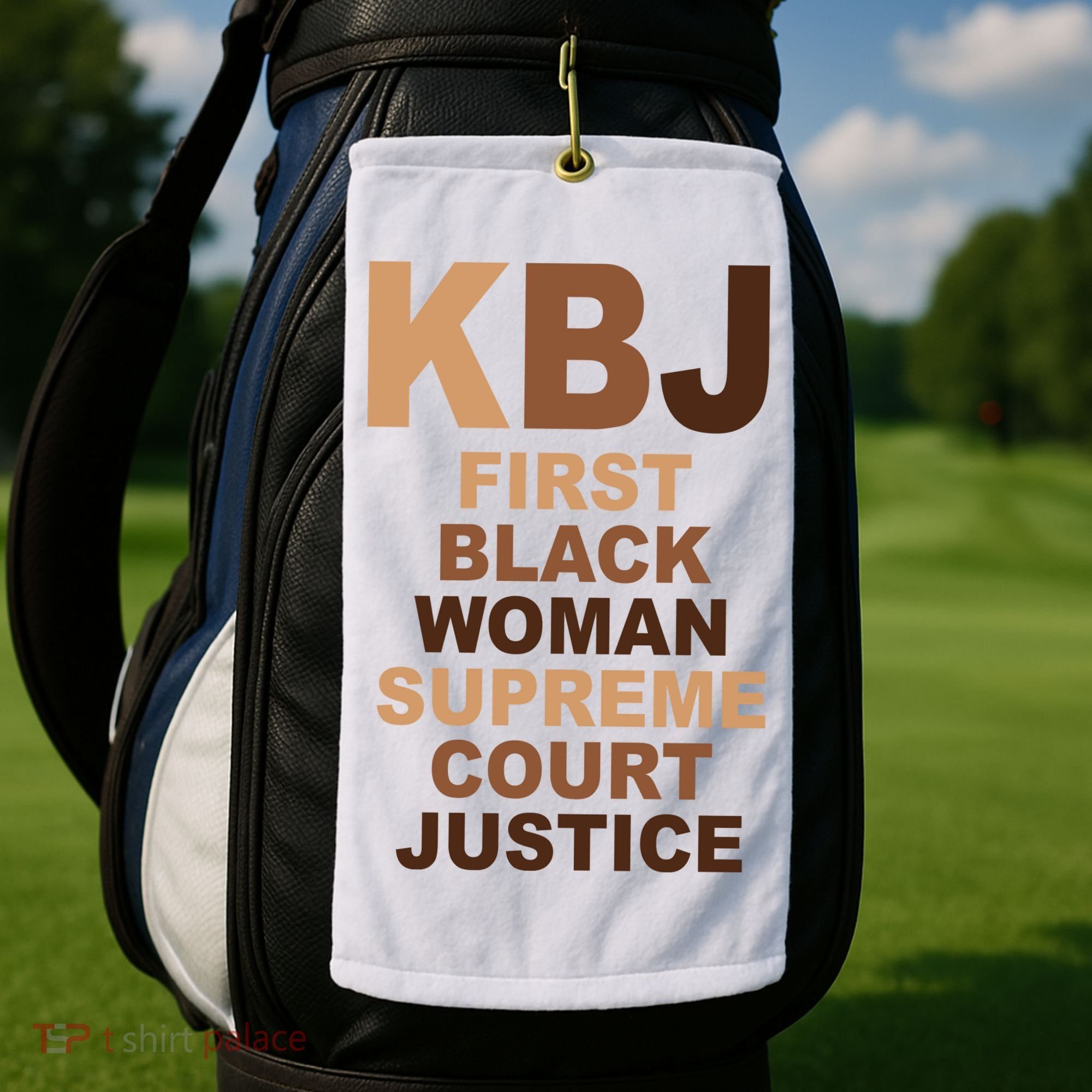 KBJ First Black Woman Supreme Court Justice Golf Towel