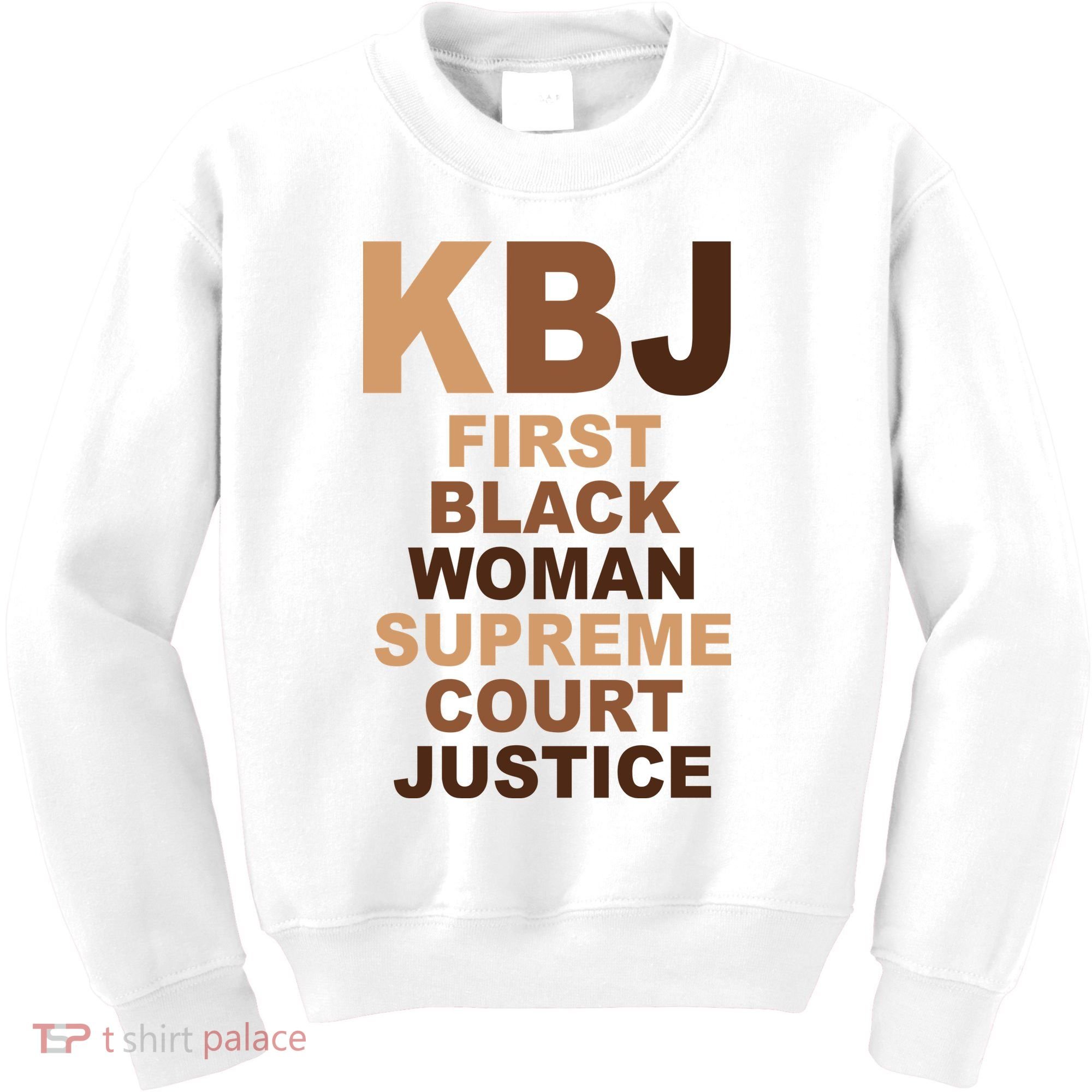 KBJ First Black Woman Supreme Court Justice Kids Sweatshirt