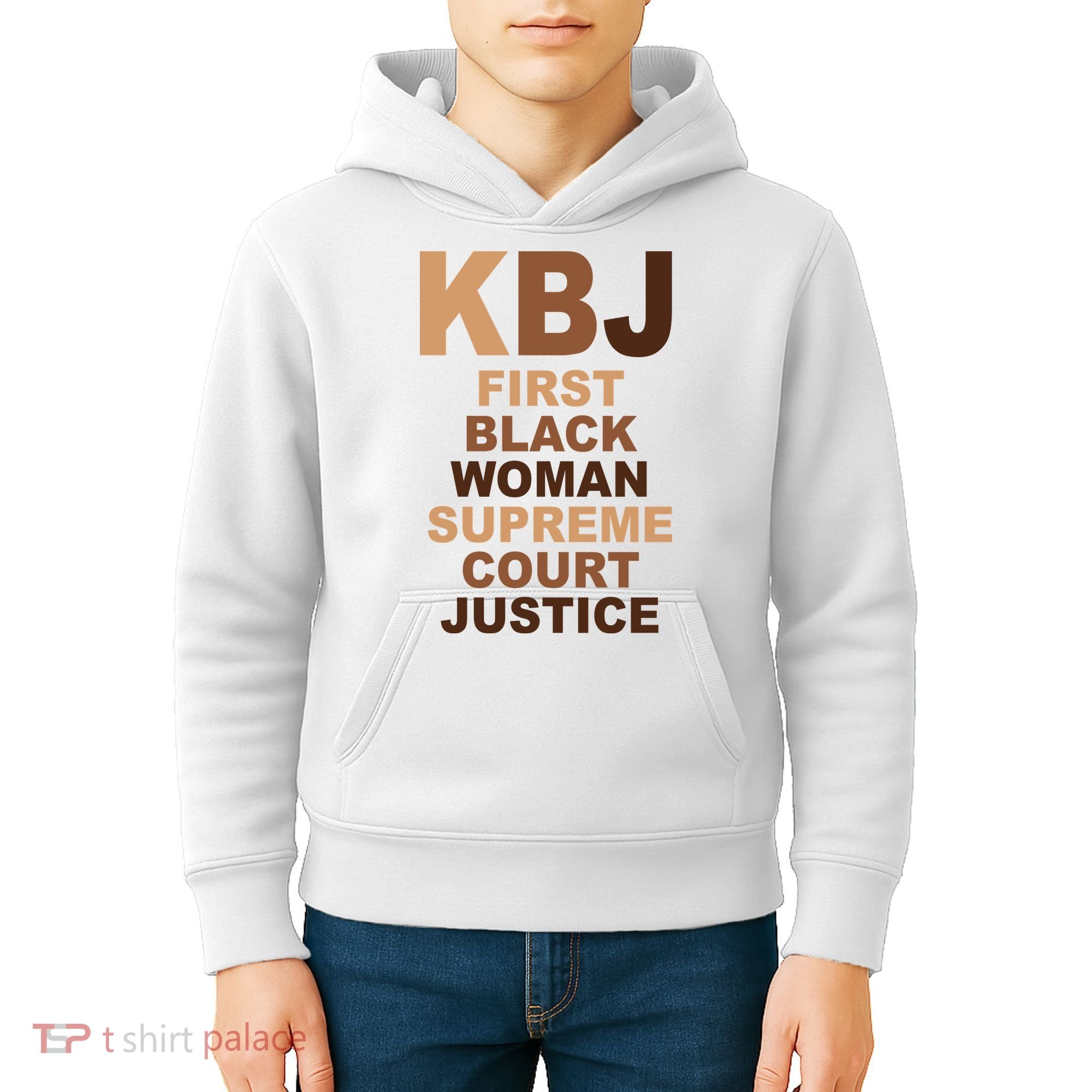 KBJ First Black Woman Supreme Court Justice Kids Hoodie
