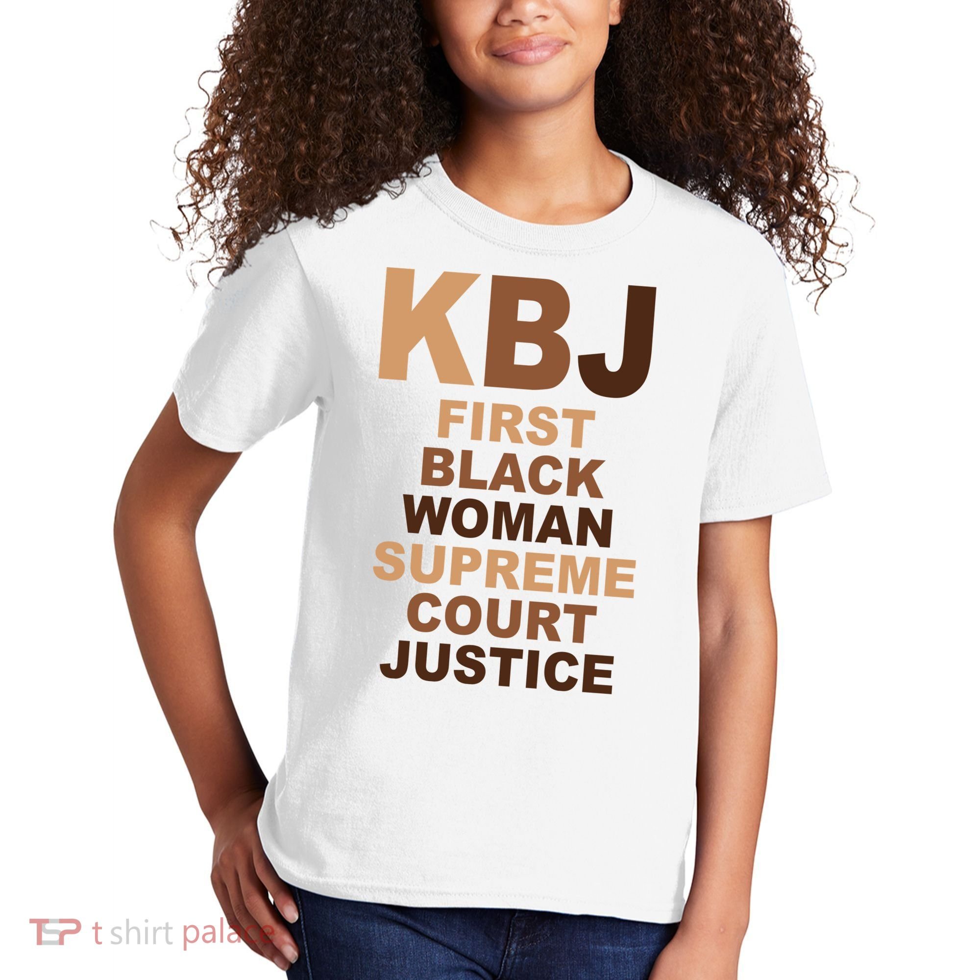 KBJ First Black Woman Supreme Court Justice Kids T-Shirt