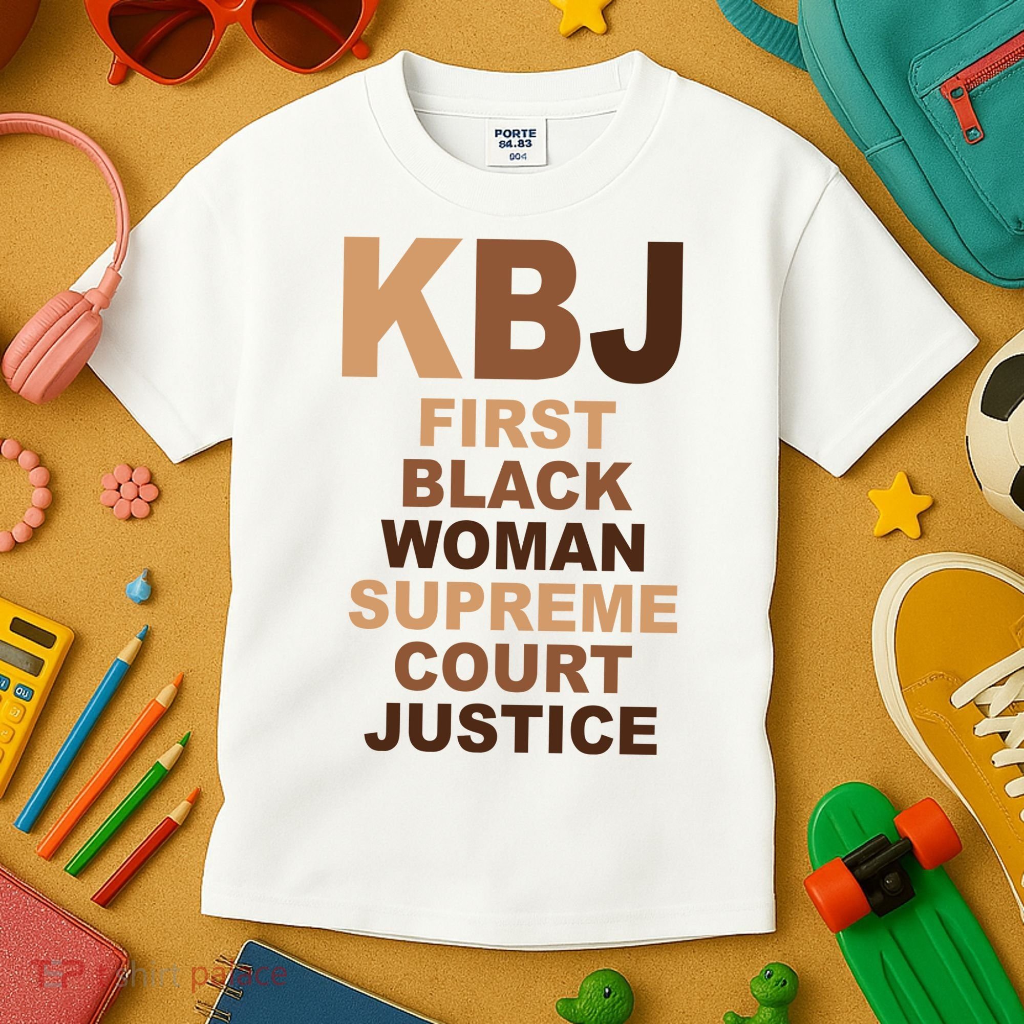 KBJ First Black Woman Supreme Court Justice Kids T-Shirt