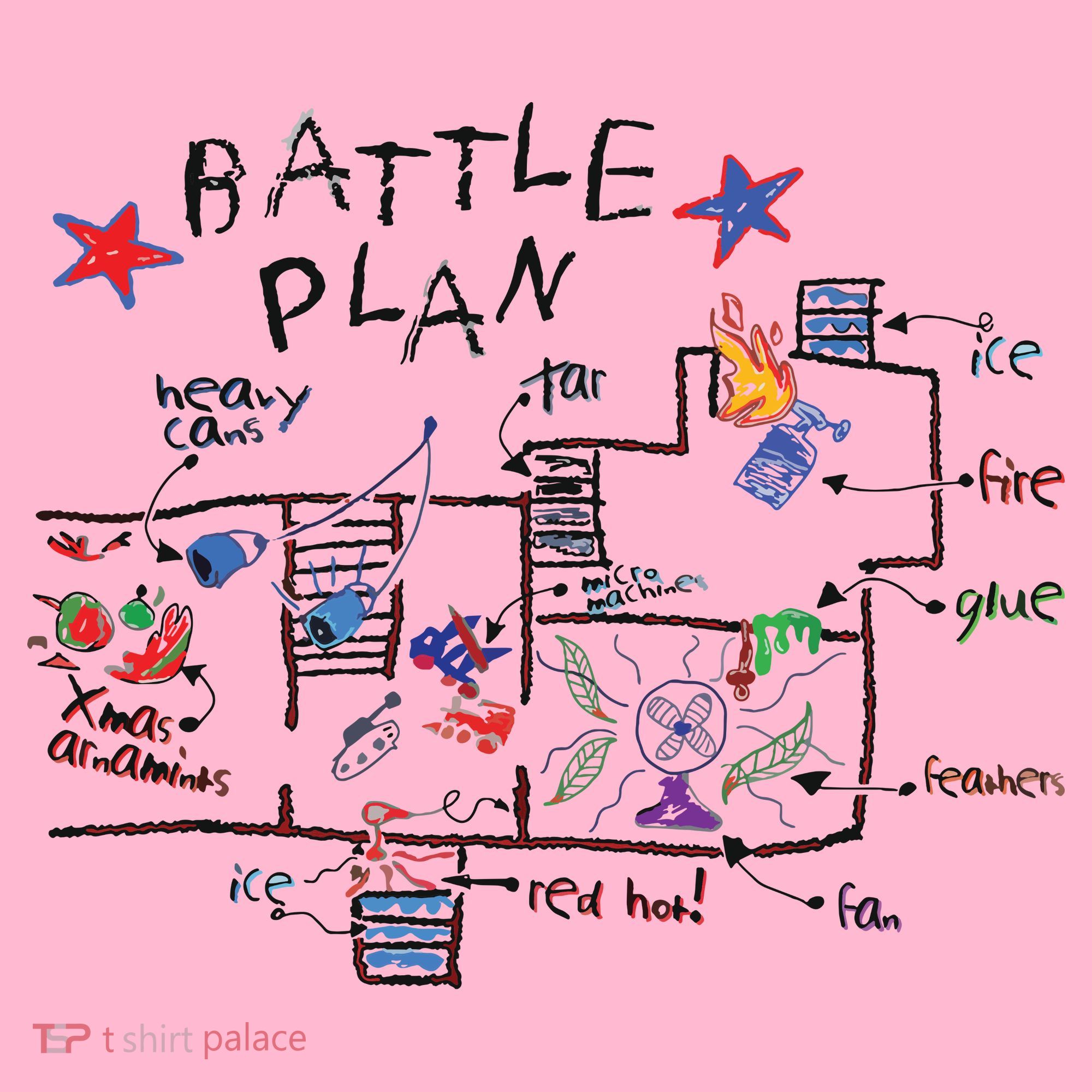 Kids Funny Battle Plan Christmas Home Hand Dawn Alone Xmas Coaster