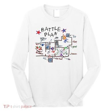 Kids Funny Battle Plan Christmas Home Hand Dawn Alone Xmas Long Sleeve Shirt