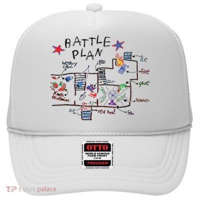 Kids Funny Battle Plan Christmas Home Hand Dawn Alone Xmas Hat