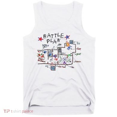 Kids Funny Battle Plan Christmas Home Hand Dawn Alone Xmas Tank Top