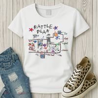 Kids Funny Battle Plan Christmas Home Hand Dawn Alone Xmas Women's T-Shirt thumb 3