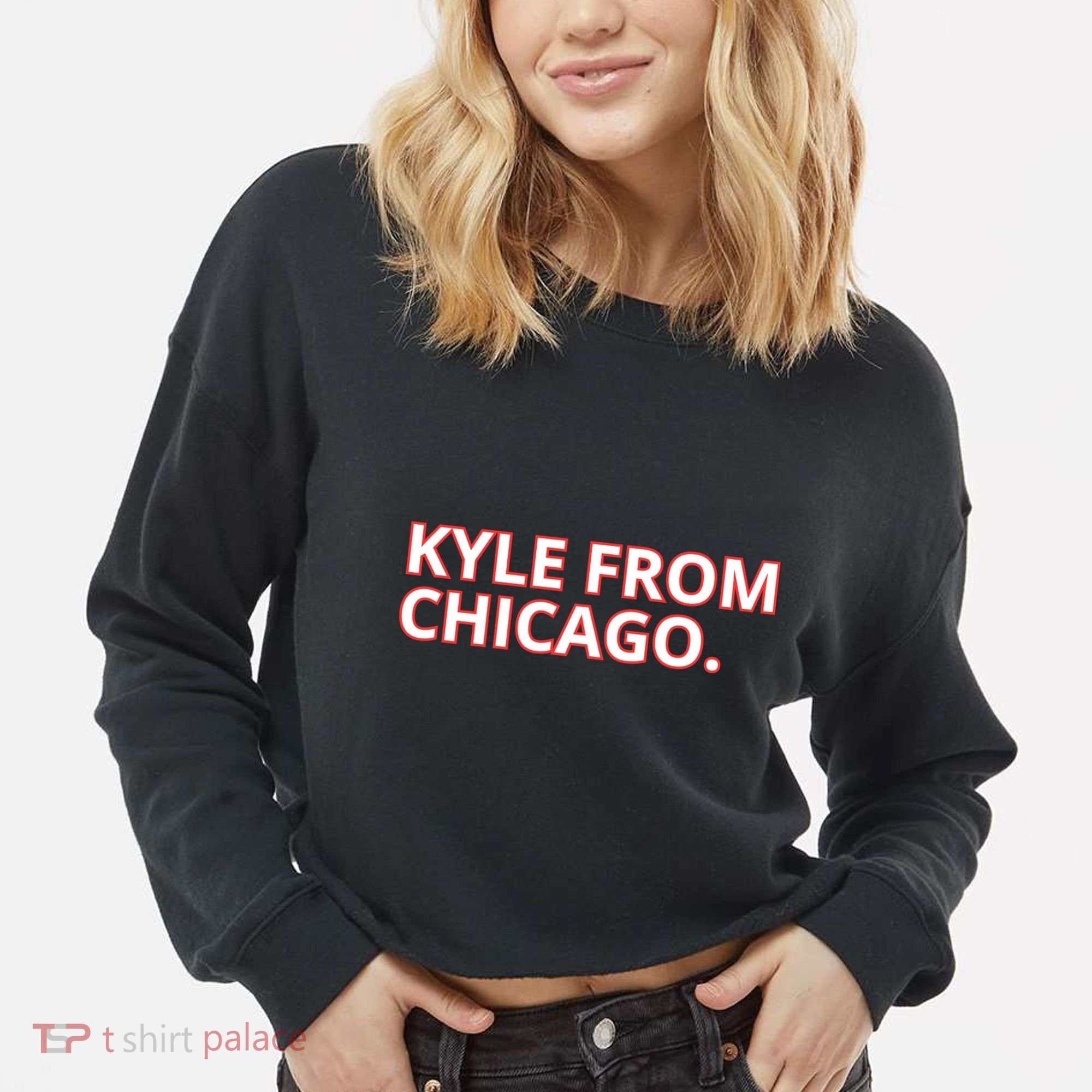 Kyle From Chicago Cropped Pullover Crew