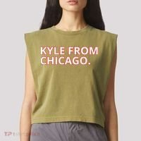 Kyle From Chicago Garment-Dyed Women's Muscle Tee thumb 2