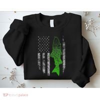 Kokanee Flag Cool Kokanee Fishing Sweatshirt thumb 2