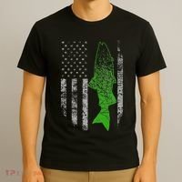 Kokanee Flag Cool Kokanee Fishing T-Shirt thumb 3
