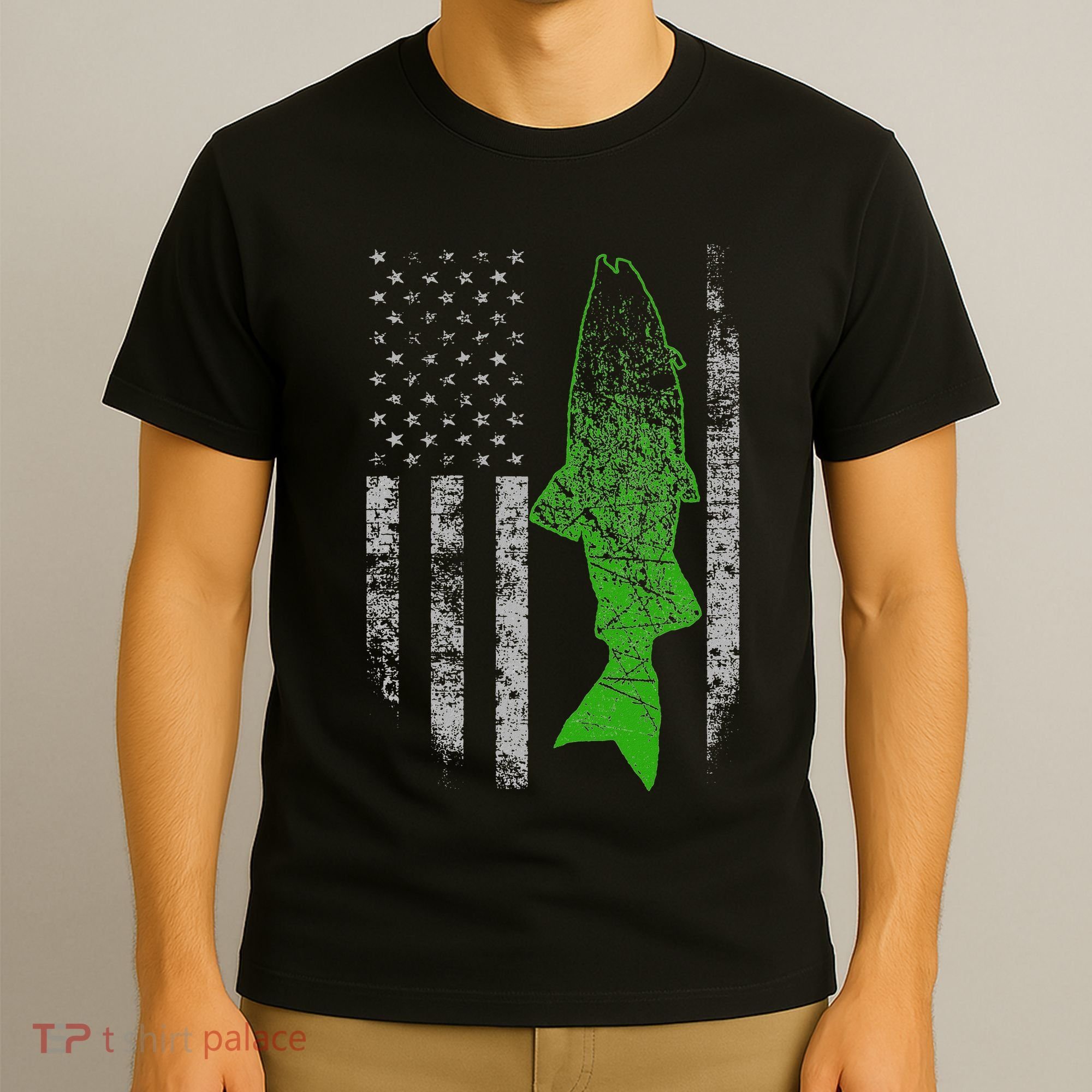 Kokanee Flag Cool Kokanee Fishing T-Shirt