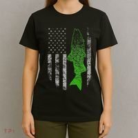 Kokanee Flag Cool Kokanee Fishing T-Shirt thumb 4