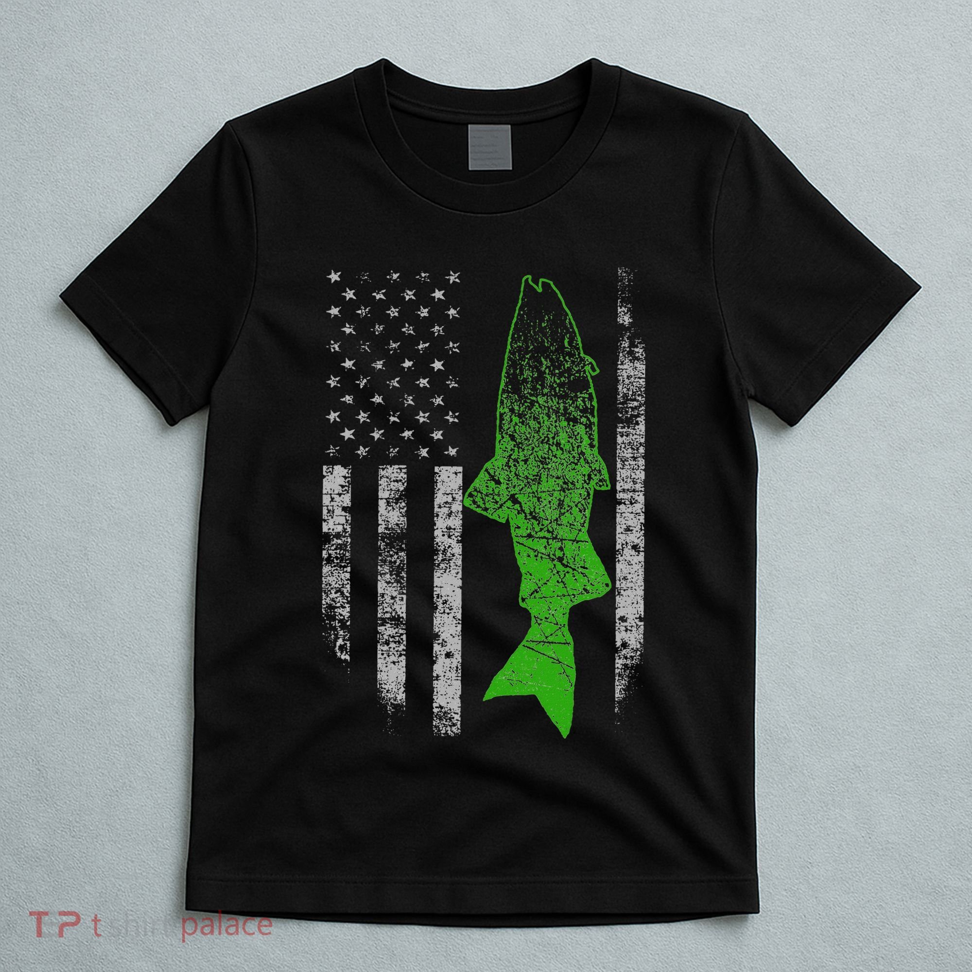 Kokanee Flag Cool Kokanee Fishing T-Shirt