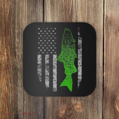 Kokanee Flag Cool Kokanee Fishing Coaster