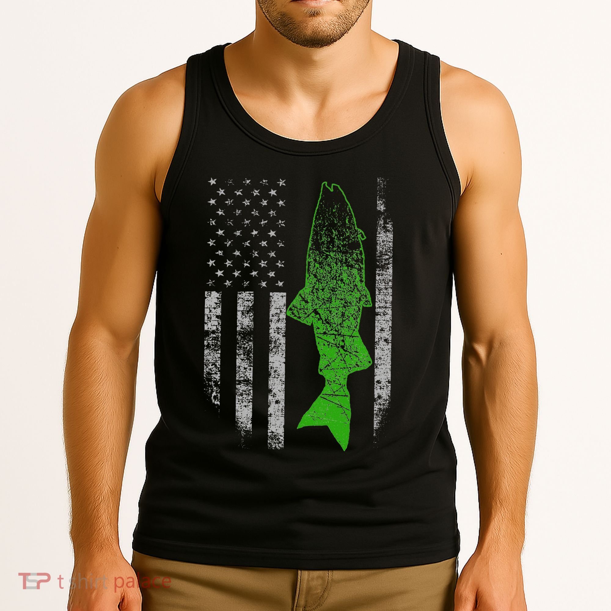 Kokanee Flag Cool Kokanee Fishing Tank Top