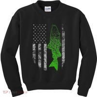 Kokanee Flag Cool Kokanee Fishing Kids Sweatshirt thumb 0