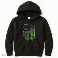 Kokanee Flag Cool Kokanee Fishing Kids Hoodie thumb 0