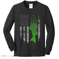 Kokanee Flag Cool Kokanee Fishing Kids Long Sleeve Shirt thumb 0