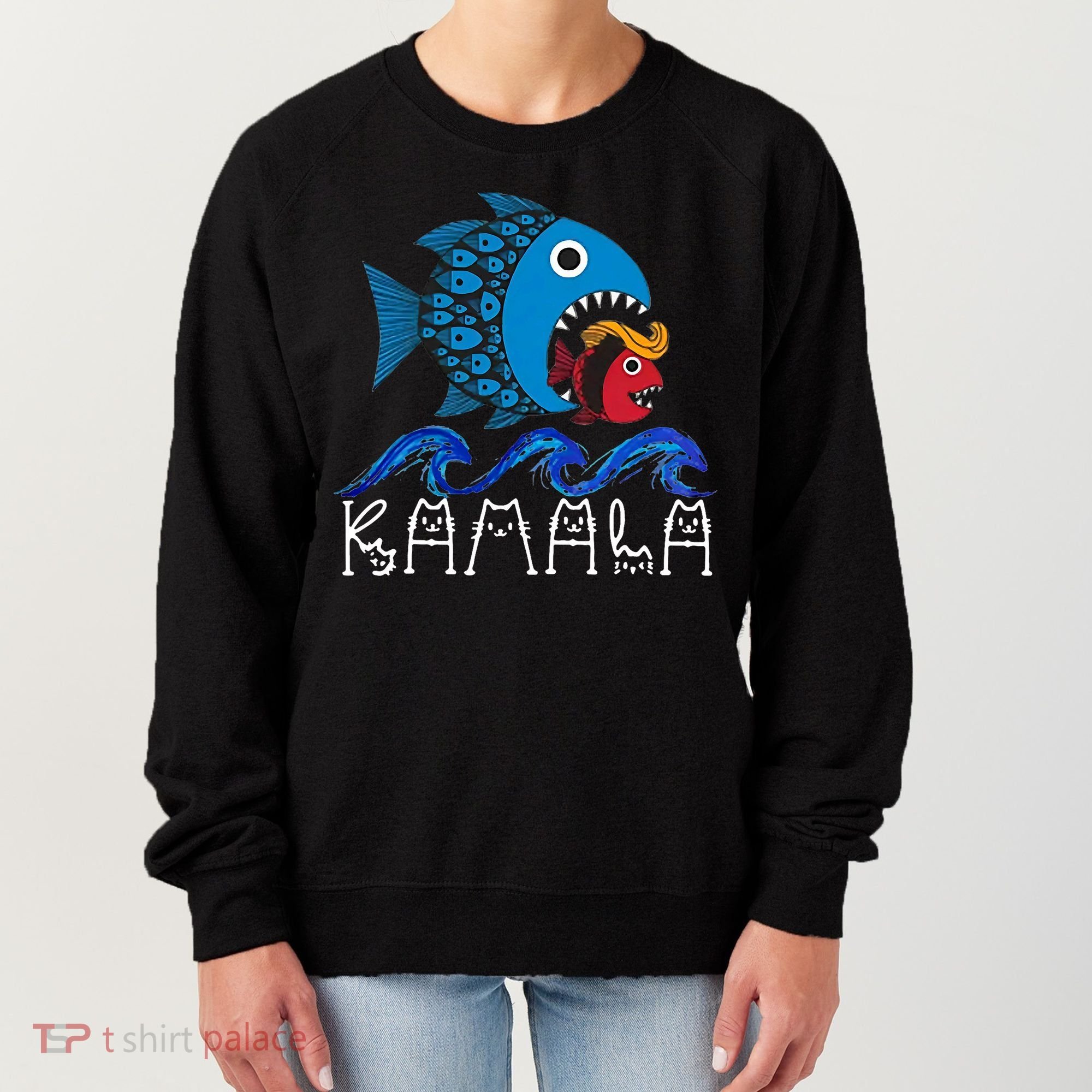 Kamala Fish Eat Fish Women's Sweatshirt